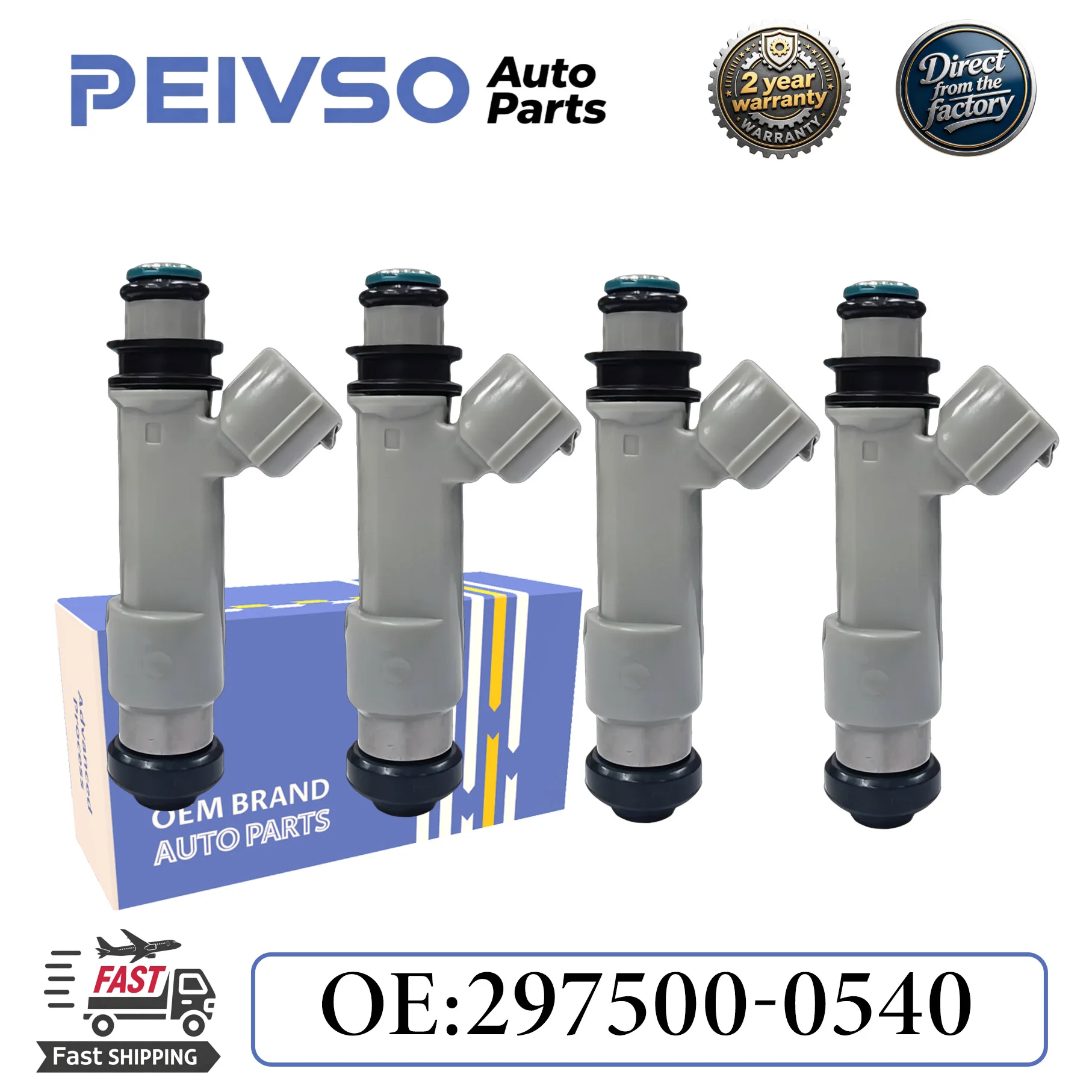 Фото PEIVSO 4 шт./компл. топливные форсунки 297500-0540 15710-64J00 для Suzuki Swift Liana SX4 1.3 1.6 2005-2014, автозапчасти