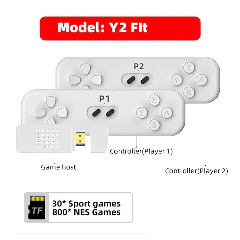 Игровая приставка в стиле ретро с беспроводным контроллером 2 4G 4K классическая