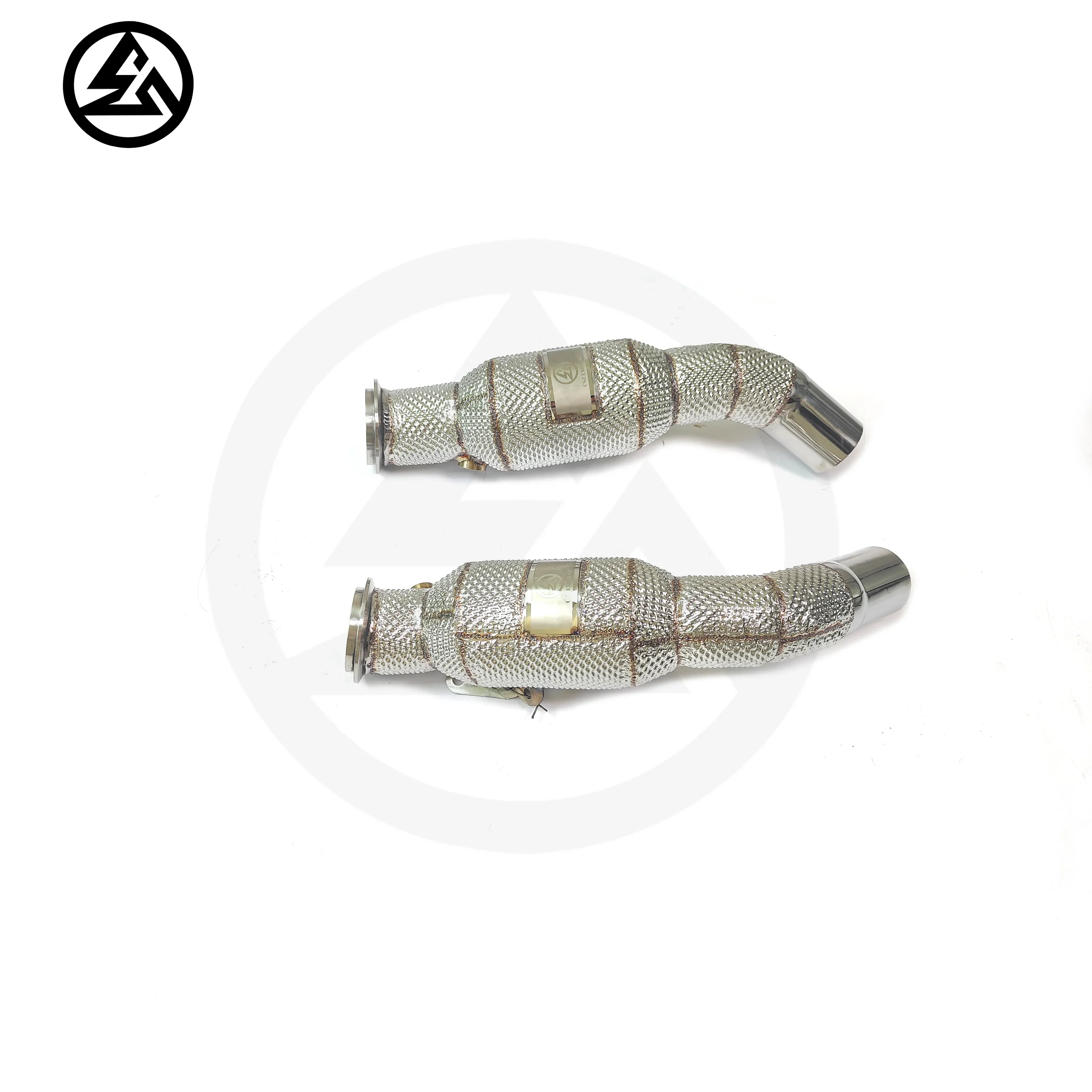 CSZ SS304 эффективная труба для Alfa Romeo Giulia Stelvio 2 0 T выхлопная с высоким потоком