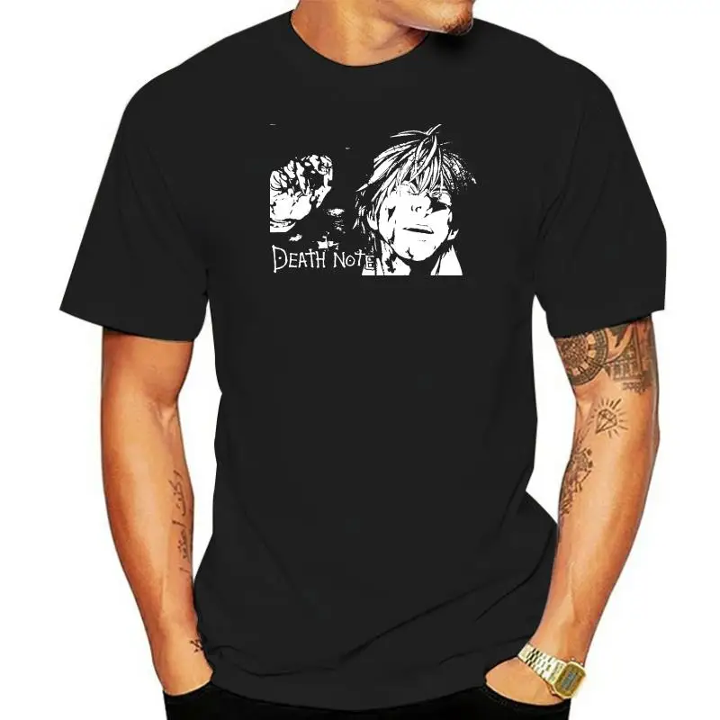 

Japanese Anime Manga Death Note T-shirt S-3XL Free Shipping Short Sleeve Round Neck T Shirt Promotion Punk Tops