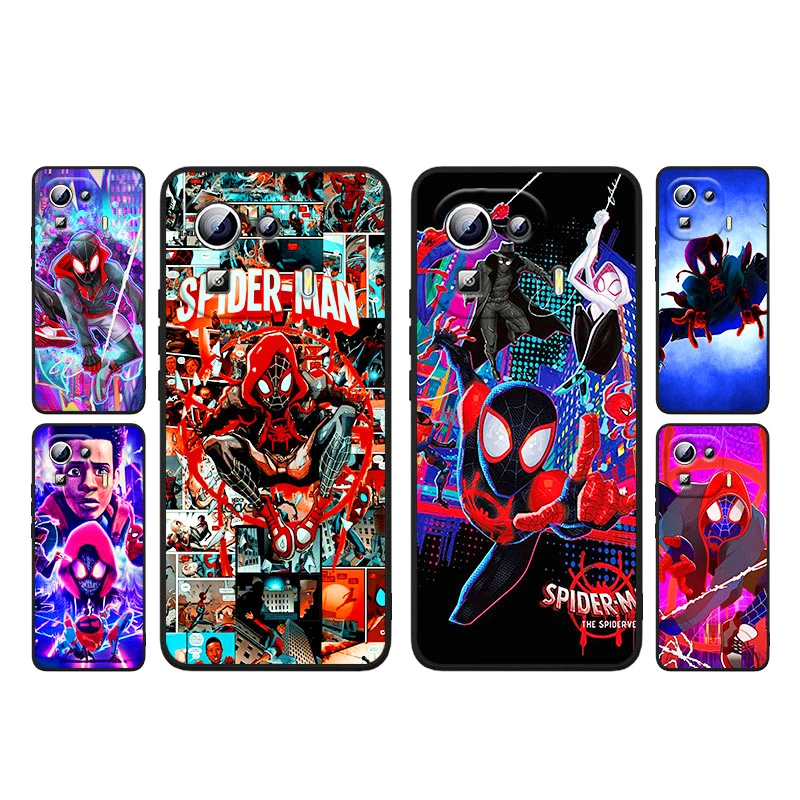 

Marvel avengers black spiderman Phone Case Xiaomi Mi 12 12X 11T 11 11i 10i 10T 10S Note 10 9 Lite Ultra 5G Silicone TPU Cover
