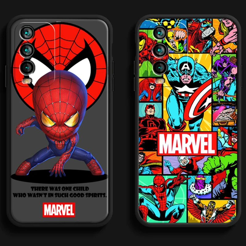 

Marvel Spider Man Hero Phone Cases For Xiaomi Redmi 9A 9T 8A 8 2021 7 8 Pro Note 8 9 Note 9T 7A Back Cover Coque Soft TPU