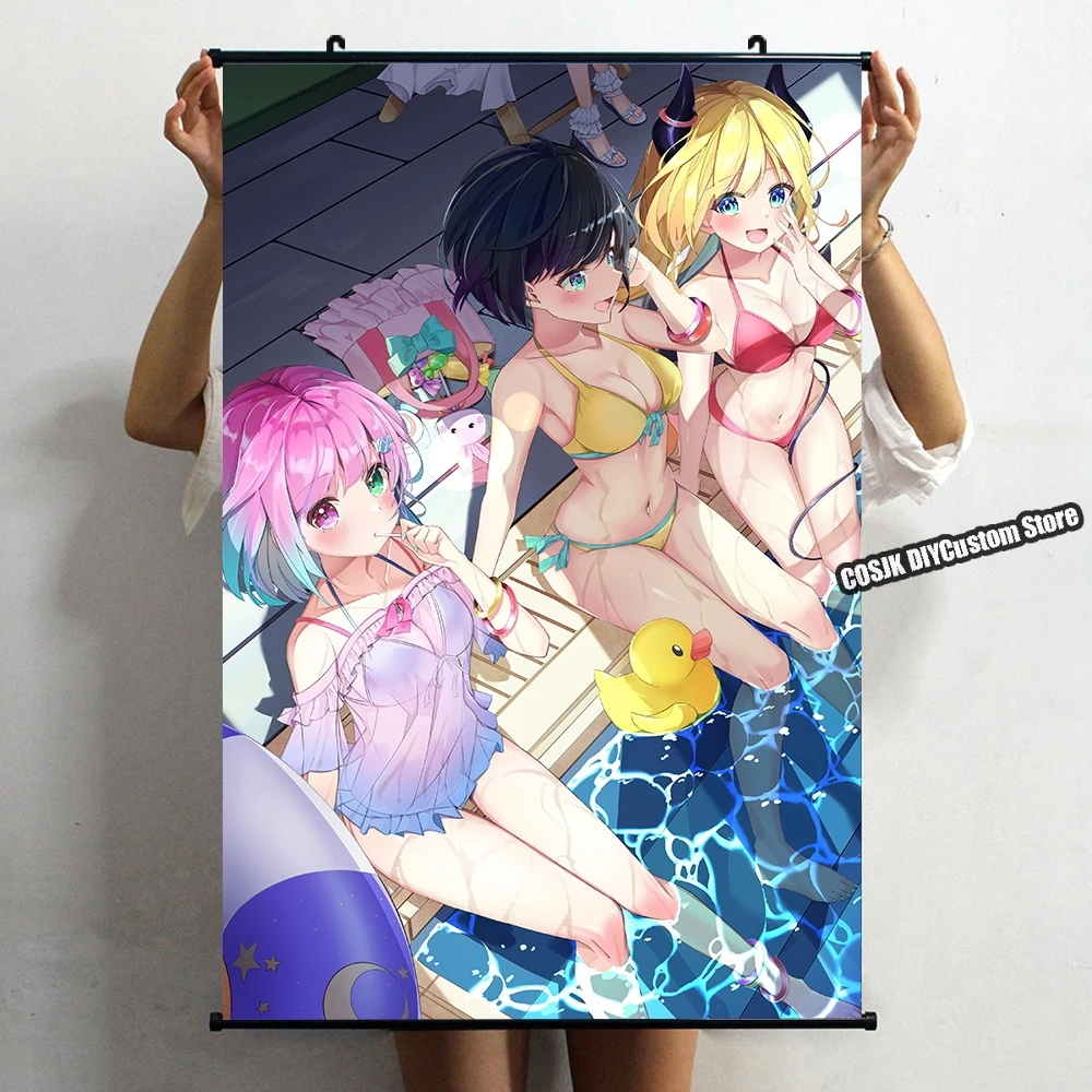 

Новый аниме Vtuber Hololive yozora mel Yuzuki Choco постер настенный прокрутка домашний Декор Гостиная Украшение коллекционное Искусство Подарки