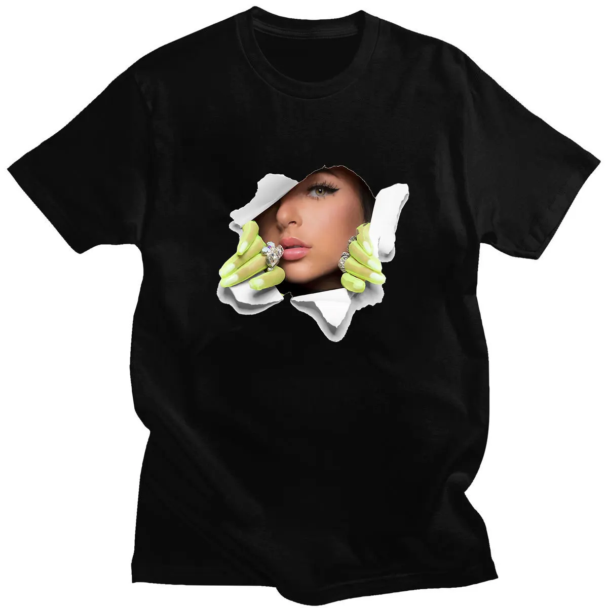 

2021 Hot Sale EVA Queen New Wear High Quality Oversized T-Shirts Casual Tops Comfortable Fashion O-neck Hip-pop Loose Streetwear