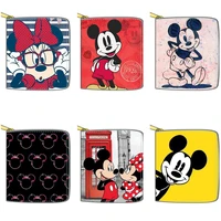 2022 new mickey mouse wallet for women disney cartoon anime purses and handbags zipper mini coin purse girls birthday gift