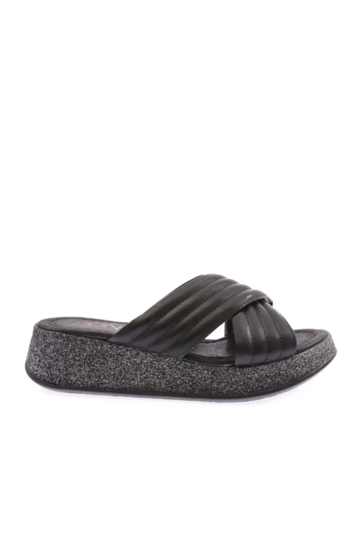 

K306 women thick sole cross band slippers