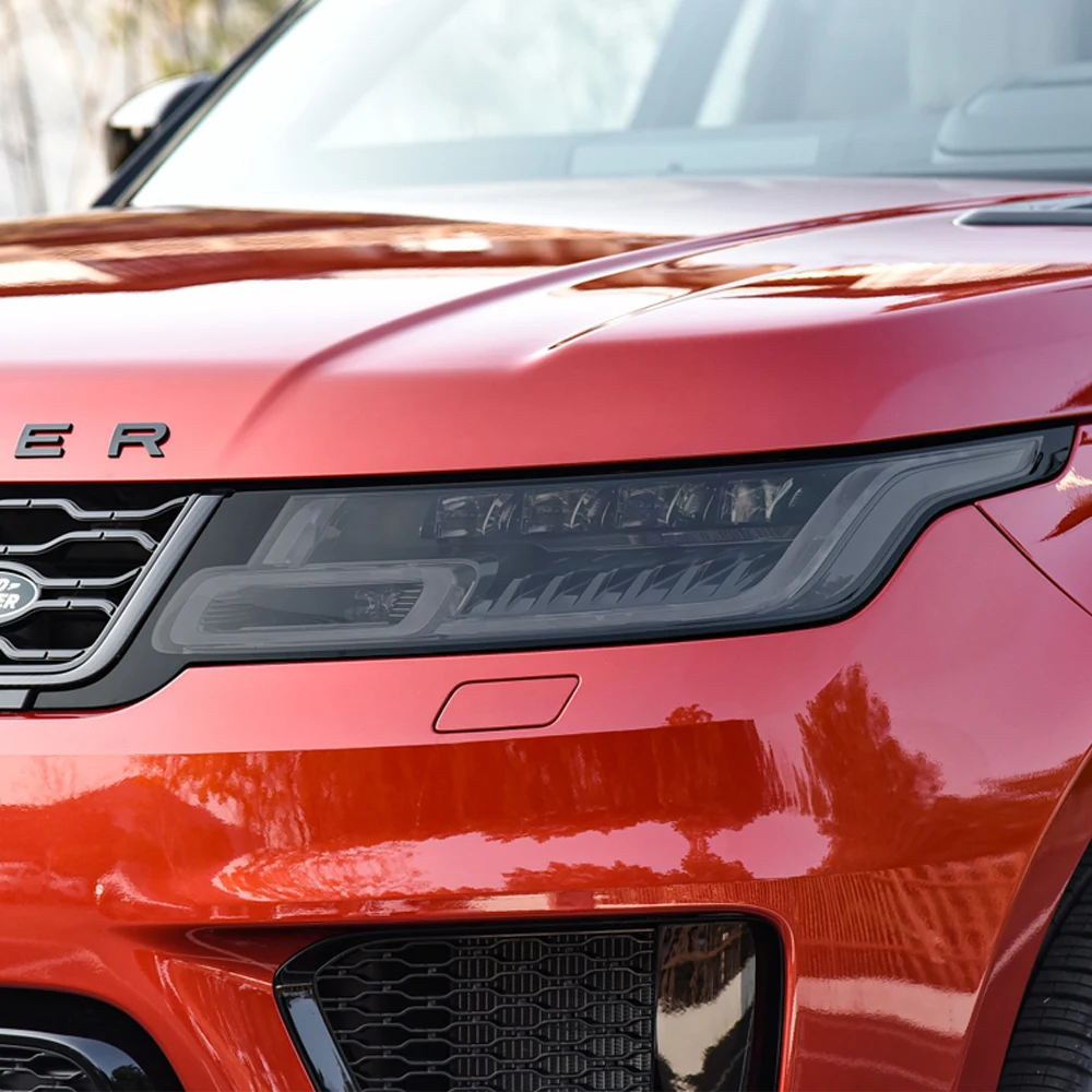 2 шт. для Range Rover Sport L494 2014-настоящее время тонировка автомобильной фары Черная