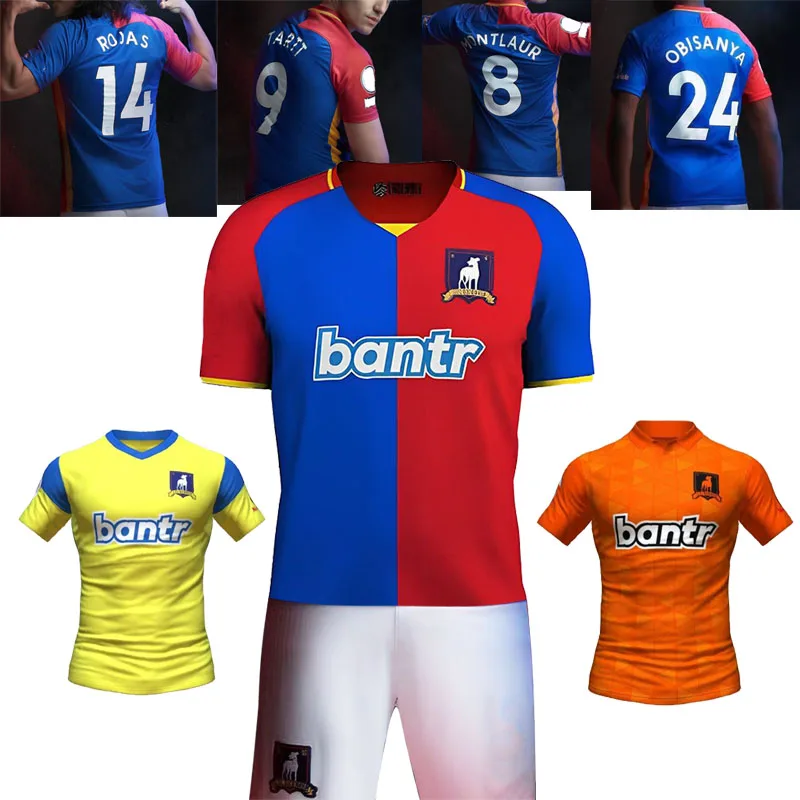 

2023-24 AFC Richmond Ted Lasso Season 23 24 jersey KENT TARTT ROJAS OBISANYA Orange Blue Red Yellow Customized T-shirt