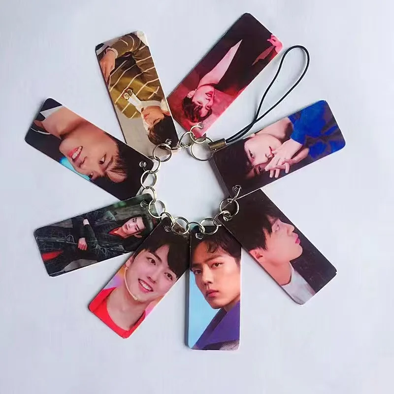 Xiao Zhan Wang Yibo Hedi Zhu Yilong Deng Lun Li Xian GOT7 TFBOY Lu Han Cai Xukun 7 разных плакатов гирлянда Сумка с