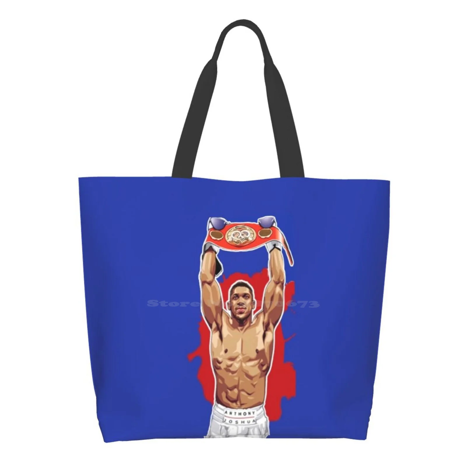 

Сумки для покупок, модная повседневная упаковка, ручная сумка Aj, Джошуа, Энтони, чемпион мира по боксу Aj, Wba, тяжелая, Лондонский Чемпион