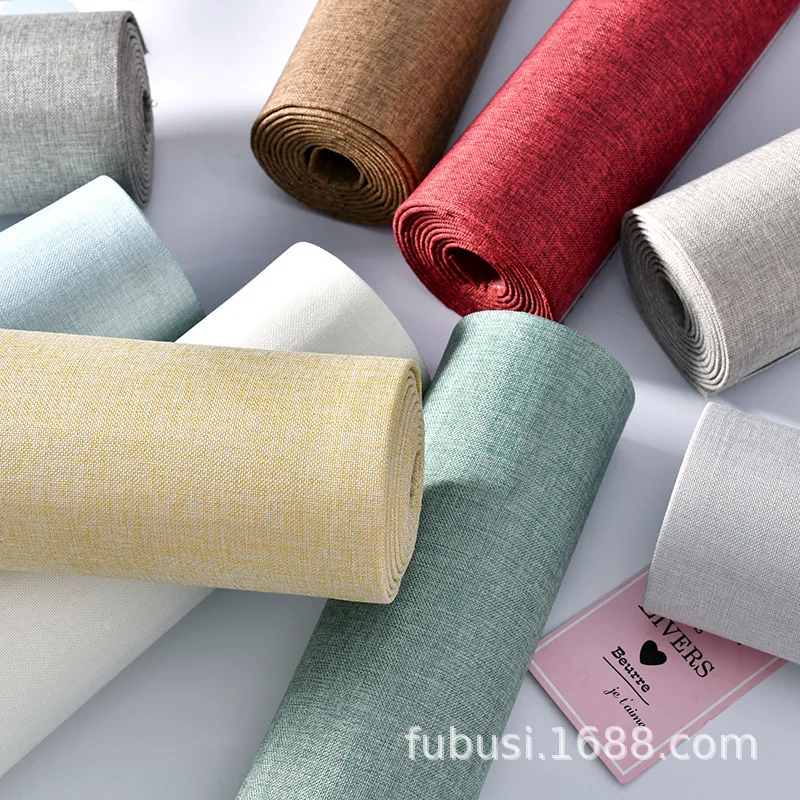 Waterproof and non-slip linen wallcovering self-adhesive soft bag