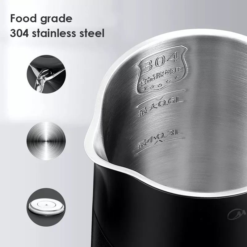 

Быстрое закипание, 600 мл, быстрое закипание, для путешествий, 800 Вт, котел для подогрева воды, Кухонная техника из нержавеющей стали с автомат...