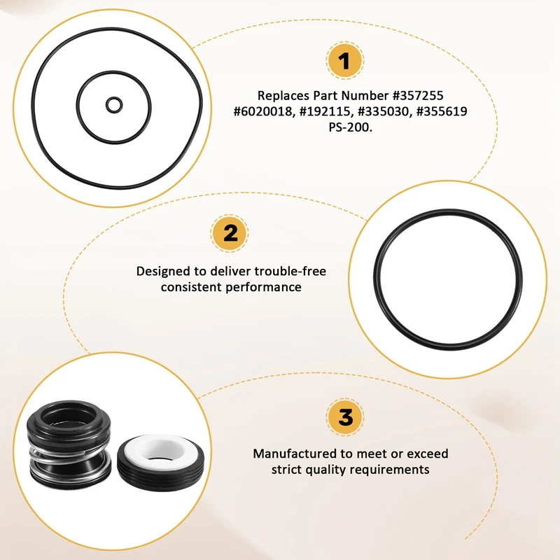 Уплотнительное кольцо для прокладки насоса бассейна модель XP2 XP2E Aquaflo Flo-Master