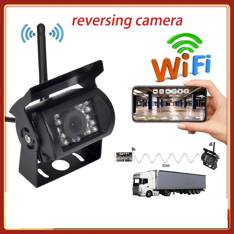 

Wi-Fi HD камера заднего вида, беспроводная камера заднего вида, водонепроницаемая камера ночного видения для автобуса