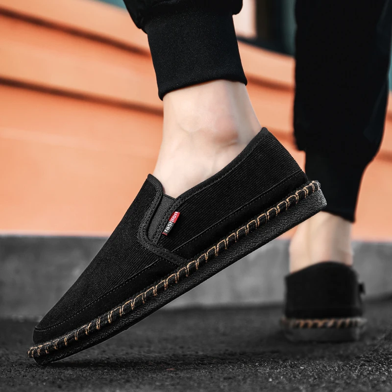 

SOLI2 Breathable Loafers Mens Vulcanized Shoes Comfortable Men Canvas Shoes Tenis Masculino Zapatillas Hombre S13210-S13216