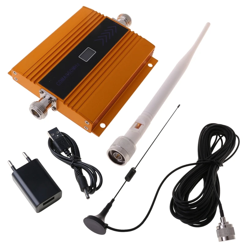 

1 Set 850MHz CDMA 2G/3G/4G Signal Booster Repeater Amplifier Antenna for Mobile Phone Signal Receiver U4LD