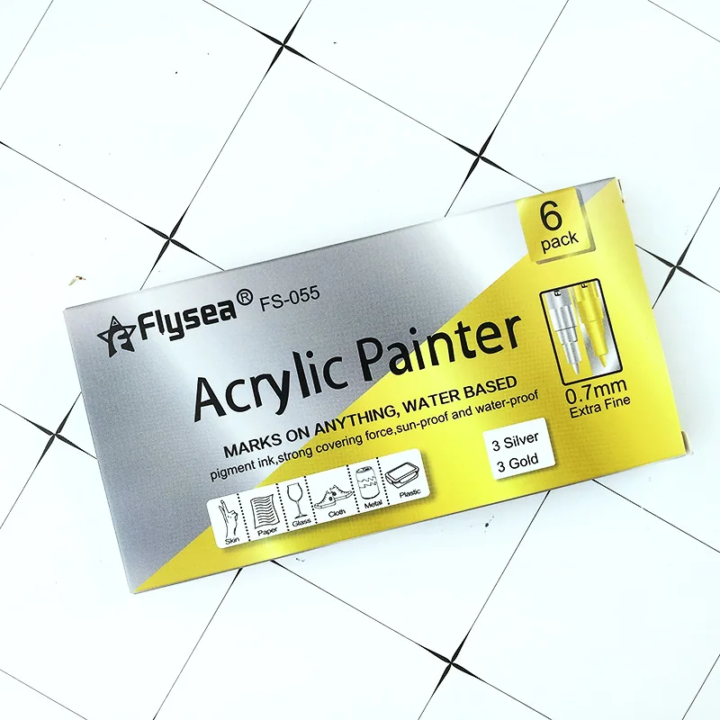 

XYSOO акриловые маркеры 0,7 мм 6/12/28/80 цветов