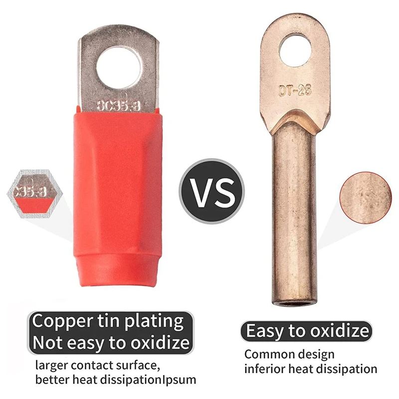 Сверхмощный аккумуляторный кабель для гольф-кара набор из 7 предметов 4 калибра