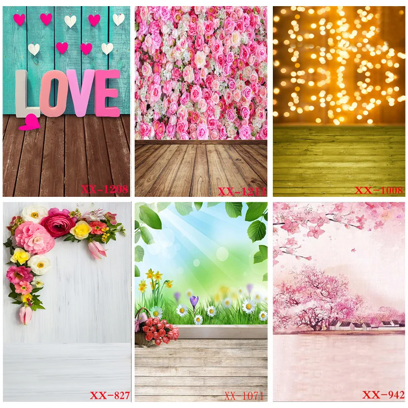 

Фотореалистичный тканевый фон для студийной фотосъемки в стиле Дня Святого Валентина с надписью Love Heart из розового дерева Floor 211215-09
