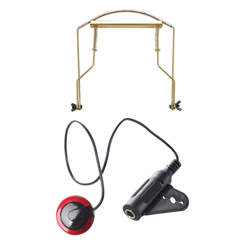

AD-20 Adapter Pickup Guitar Board Musical Instrument - Black With Harmonica Neck Holder