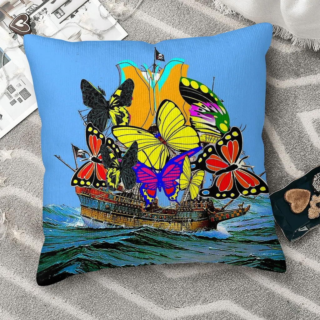 

Psychedelic Throw Pillow Case Salvador The Artist Cushion Home Sofa Chair Print Decorative Hug Pillowcase