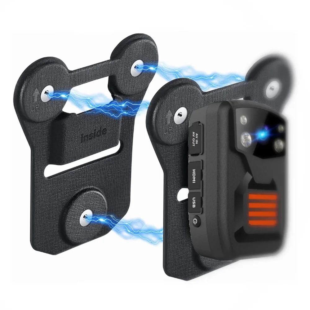 Police Body Camera Magnetic Mount Magnetic Strong Suction Back Clip For Bodycam Preventing Bobbling Police camera Cam Holder