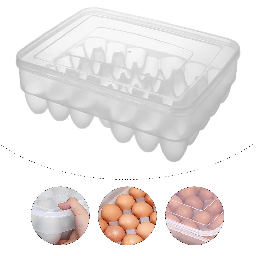 

Refrigerator Egg Storage Holder 34 Compartment Egg Box Refrigerator Egg Tray