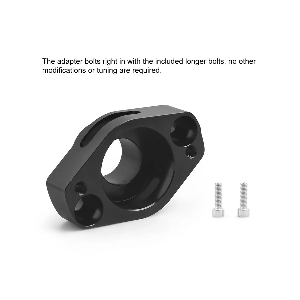 Черный Турбо выдувной Клапан адаптер BOV для 2016 + 3 5 Ecoboost F-150 2 7