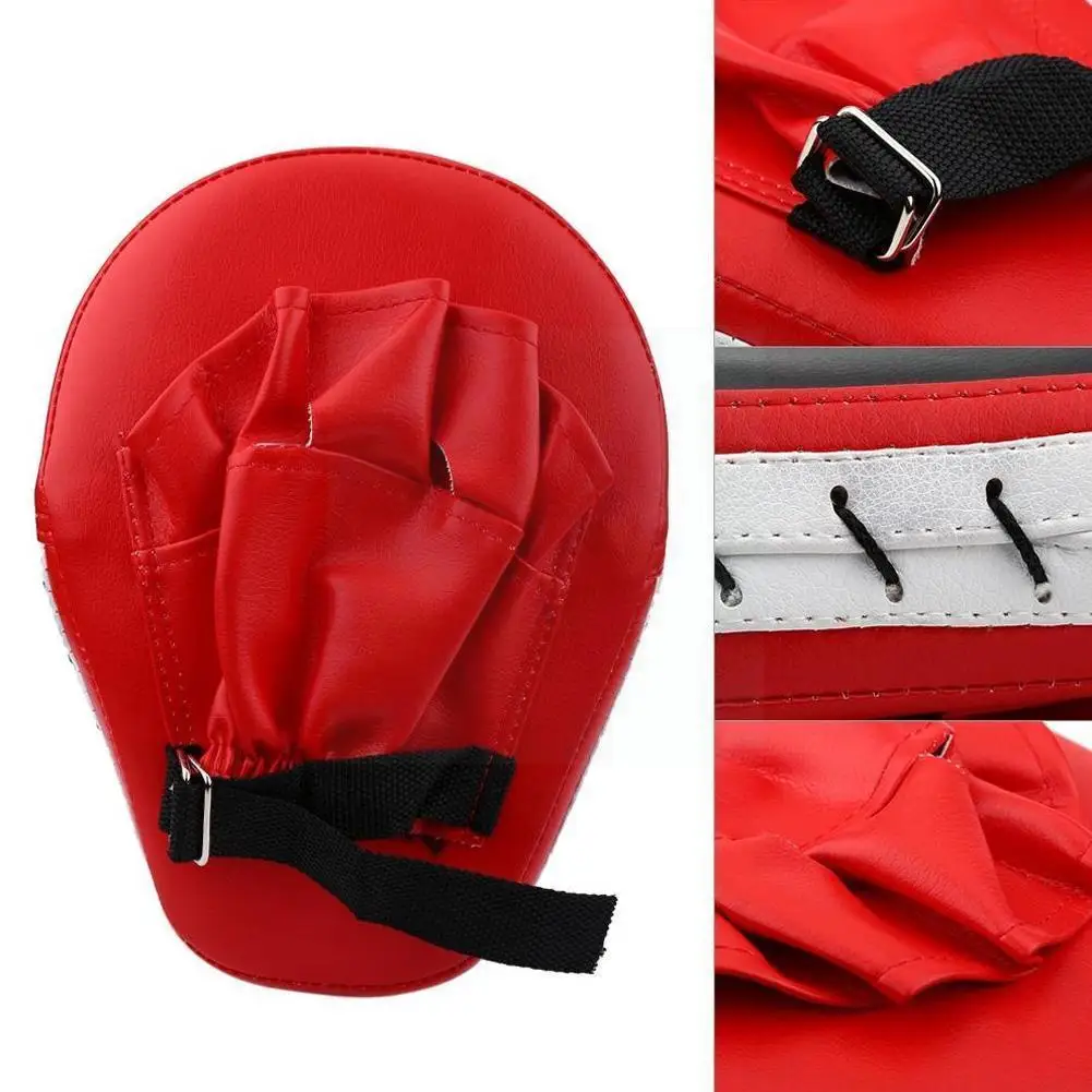 

2pcs Punching Bag Boxing Pad Sand Bag Fitness Taekwondo Gear Kicking Mma Pu Thai Muay Leather Target Training Foot Hand Pad K4l8