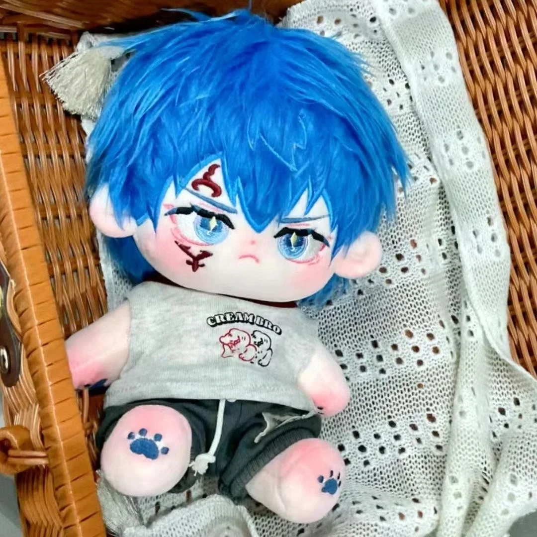 

Плюшевая фигурка мальчика Фернандес из аниме «Фея хвост», милая хлопковая кукла с синими волосами, наряд для кукол, плюшевая подушка, милый подарок на Рождество, 20 см
