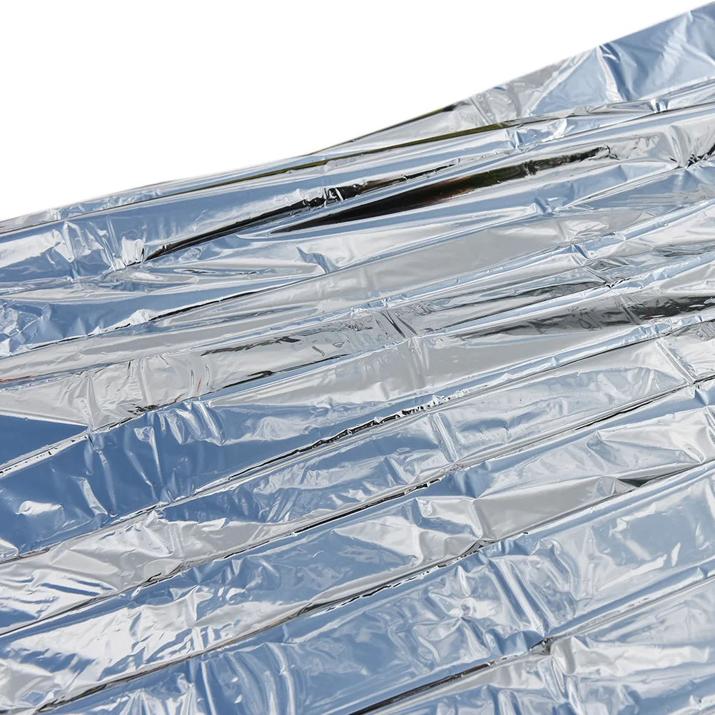 

130*210cm Emergency Blanket Survival Rescue Insulation Curtain Outdoor Camping Life-saving Mat Military