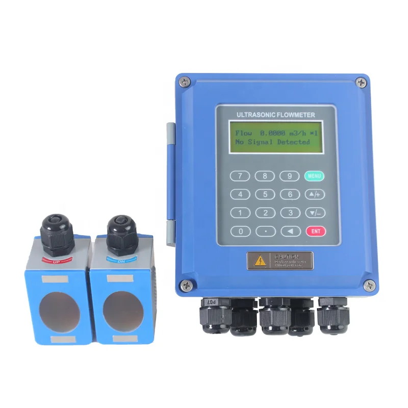 Настенный ультразвуковой расходомер воды датчик tuf-2000h цифровой