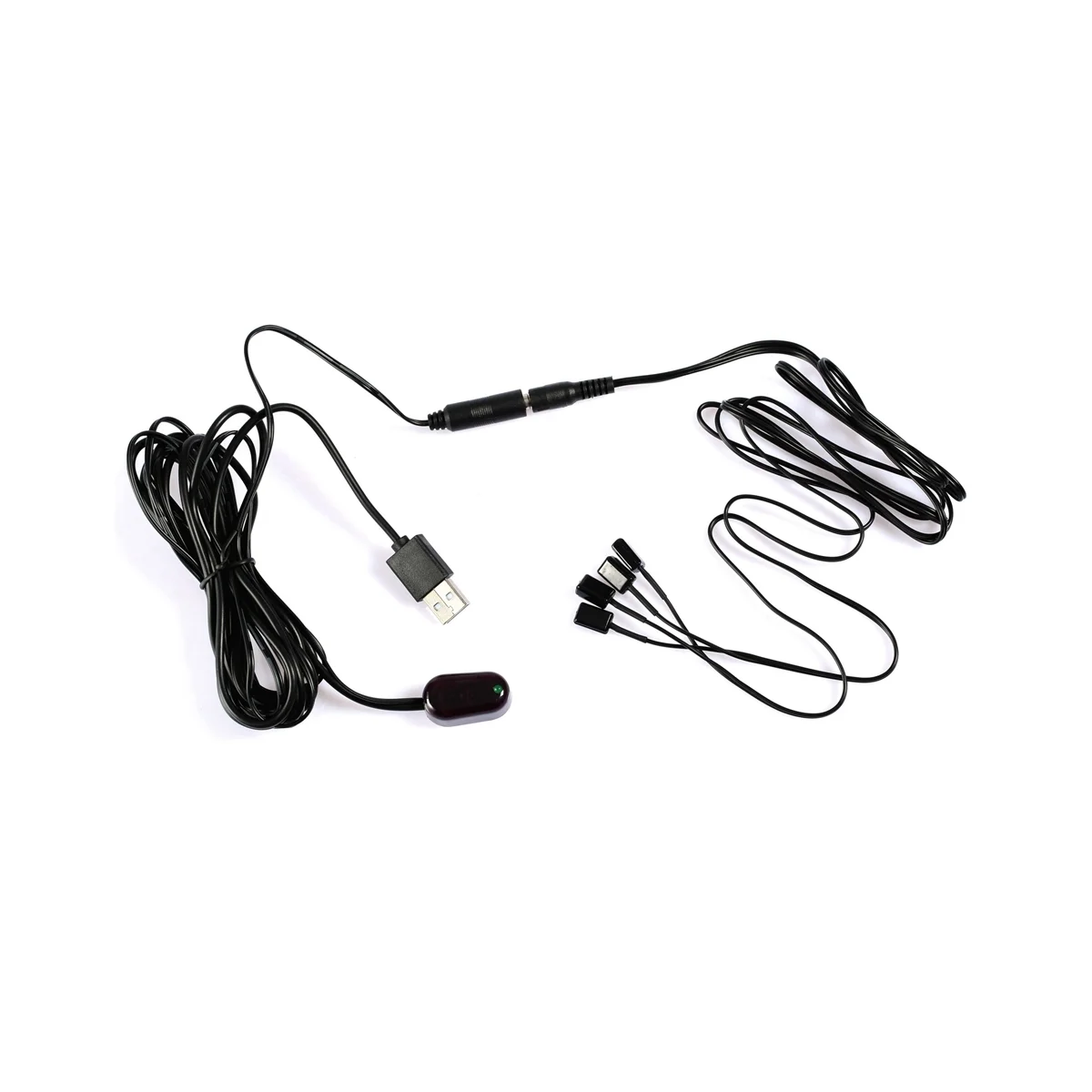 

IR Extender 1Pc IR Receiver + 4Pc IR Emitter Emitters Repeater Kit Infrared Remote USB Adatper