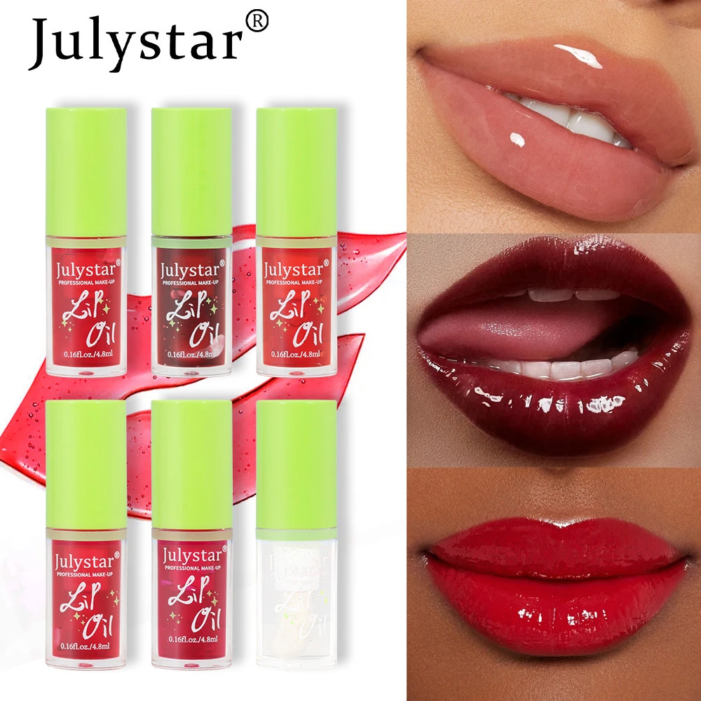 

Mirror Water Lip Glaze High Gloss Moisturizing Sexy Red Lip Tint Lipstick Makeup Longlasting Color Non-stick Cup Lip Gloss