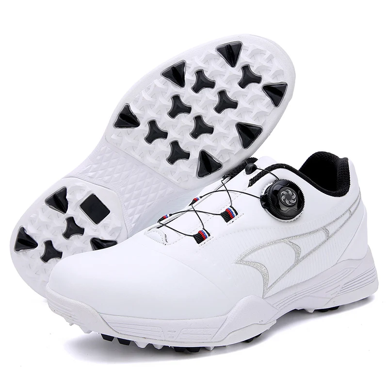 

Men Women Classic Golf Sport Shoes Breathable Waterproof Non-slip BOA Golf Training Shoes Comfortable Leisure Sneakers