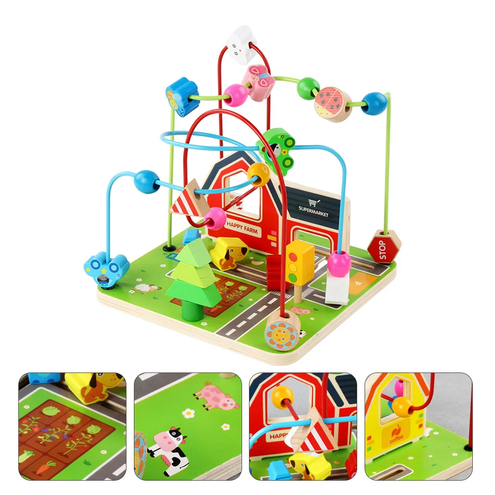 

Mazebeads Bead Roller Game Educational Abacus Circle Sliding Coaster Montessori Brain Teasers Stemtoddlers Sensory Funny Kids