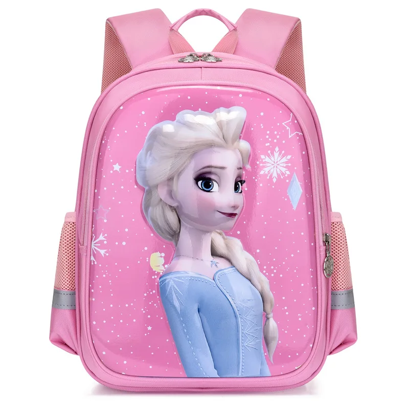 Disney Frozen Princess School Bags For Girls Elsa Anna Kindergarten Grade 1-2 Student Shoulder Orthopedic Backpack Gifts Mochila