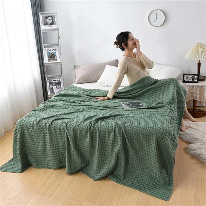 

Dedon Home вафельное одеяло из хлопка