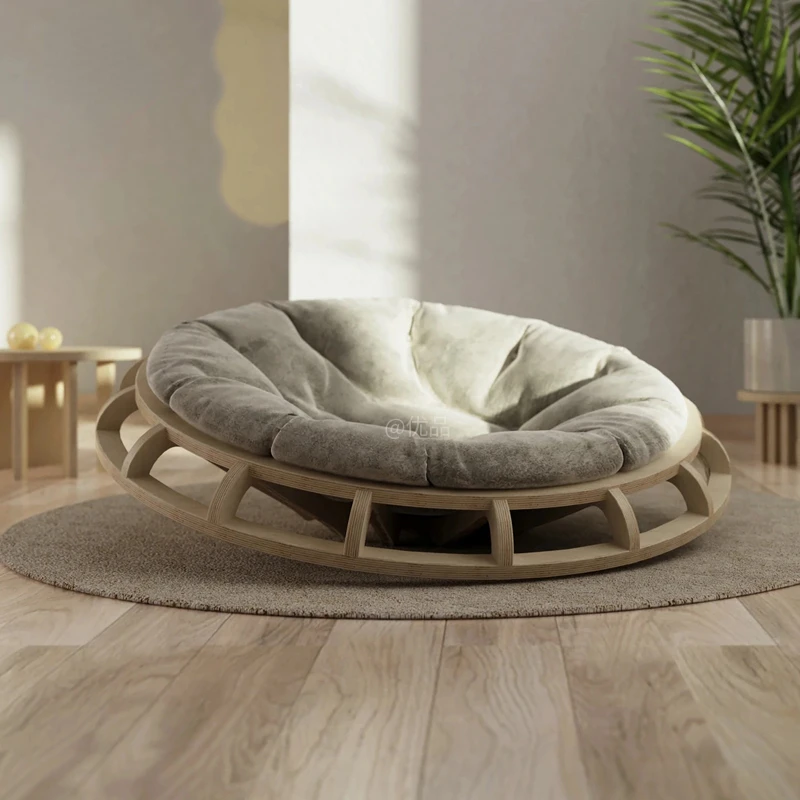 

Sofa living room balcony swivel lounge chair ins Japanese single lazy home furniture