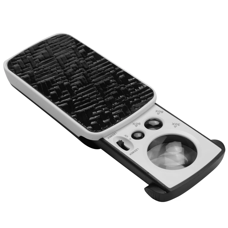 

Складная лупа для ювелирных изделий, ювелирная Складная лупа с подсветкой, 4 шт., 30x60x 90X