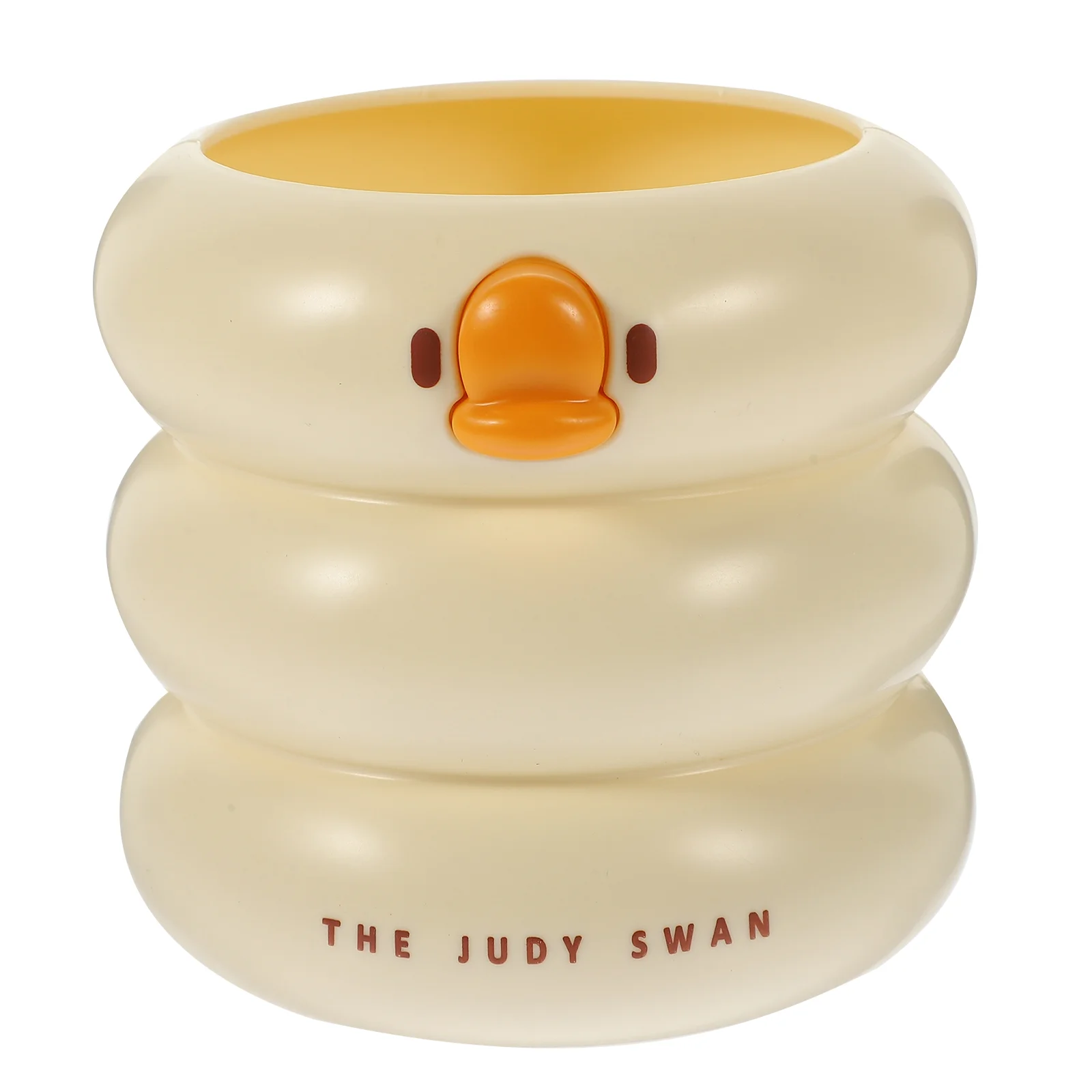 

2pcs Duck Pen Holder Organizer Office Pot Makeup Brush Storage Bucket Tabletop Decor