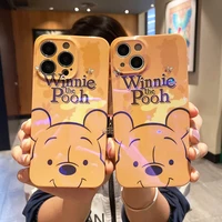 disney cartoon winnie the pooh phone case for iphone 11 12 13 mini pro xs max 8 7 6 6s plus x 5s se 2020 xr case