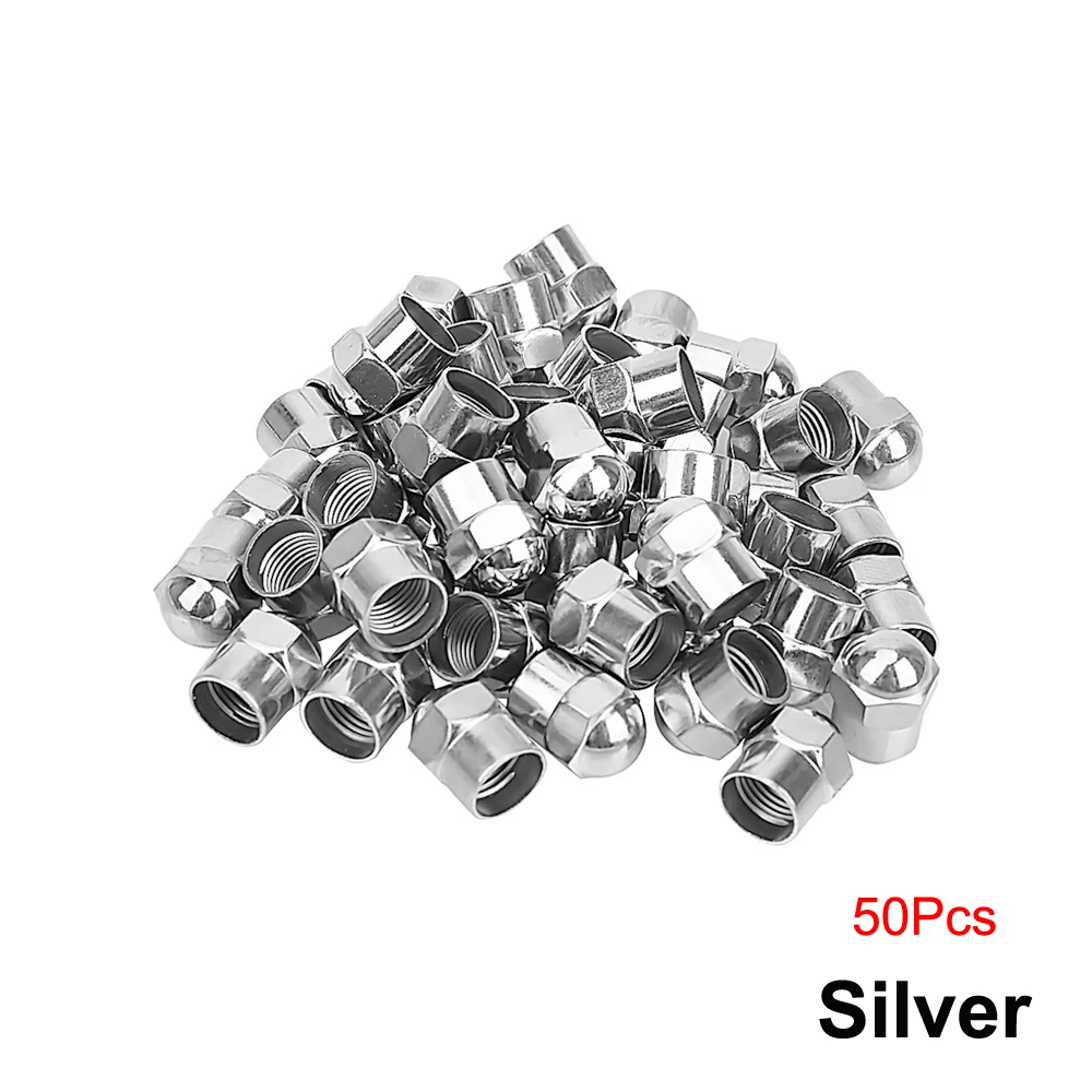 

10/50 шт. колпачок клапана для шин, с уплотнительным резиновым кольцом, пластиковые пылезащитные чехлы, универсальные, подходят для автомобилей, велосипедов, грузовиков, мотоциклов