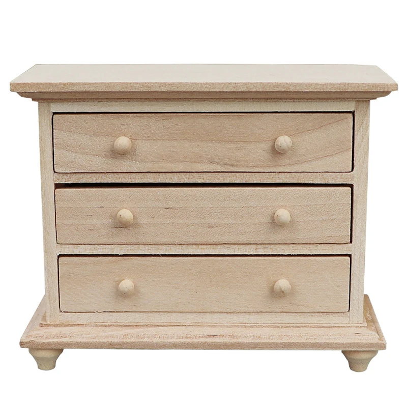 1:12 кукольный домик миниатюрный деревянный ящик для хранения шкафчик