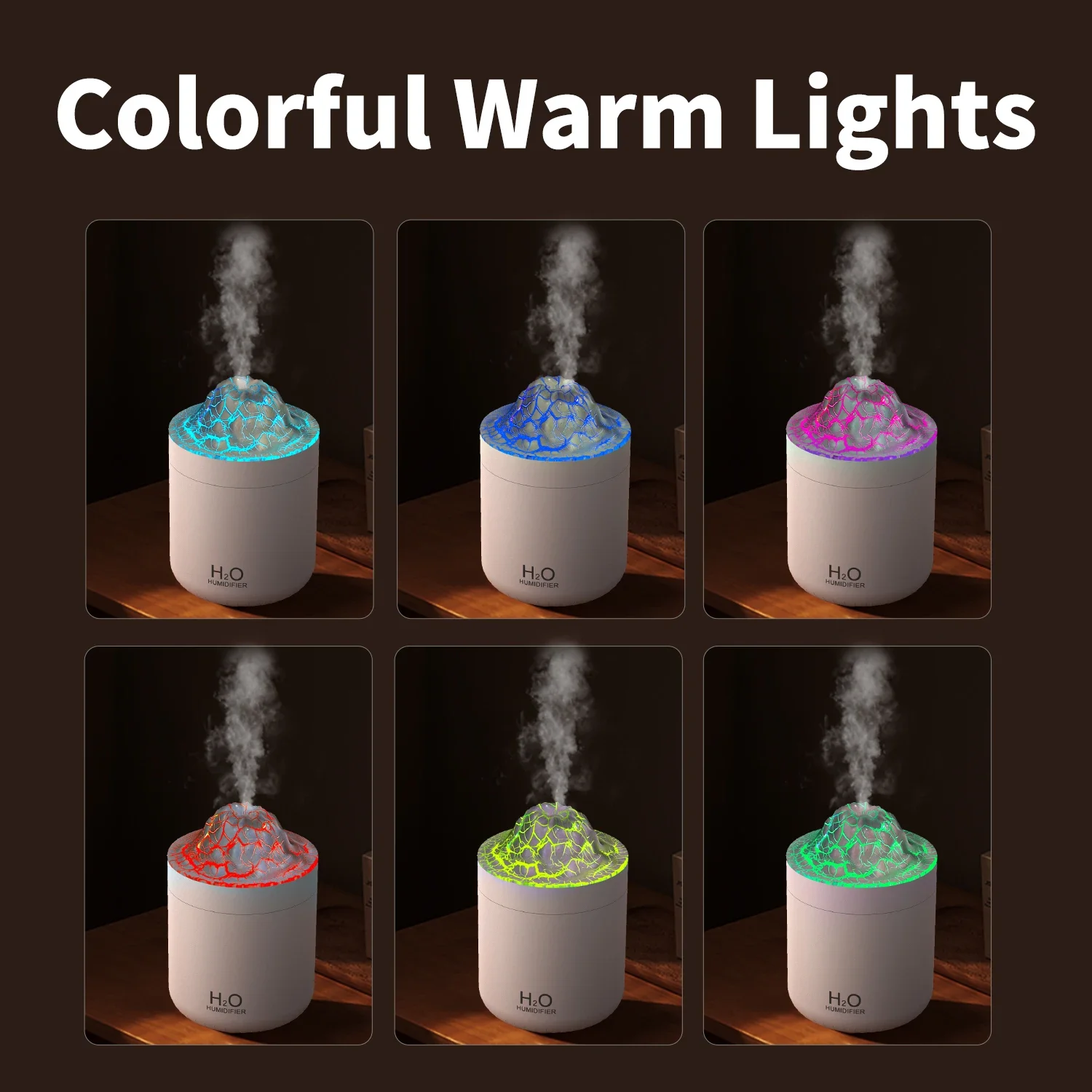 2024 Новый ультразвуковой увлажнитель с диффузором для ароматерапии 500 мл 7