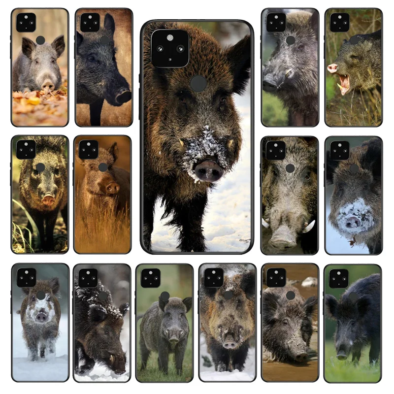 

Animal Wild Boar Phone Case for Google Pixel 7 Pro 7 6A 6 Pro 5A 4A 3A Pixel 4 XL Pixel 5 6 4 3 XL 3A XL 2 XL