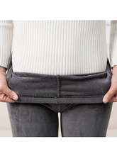 Cuhakci-mallas cálidas de terciopelo grueso para mujer...