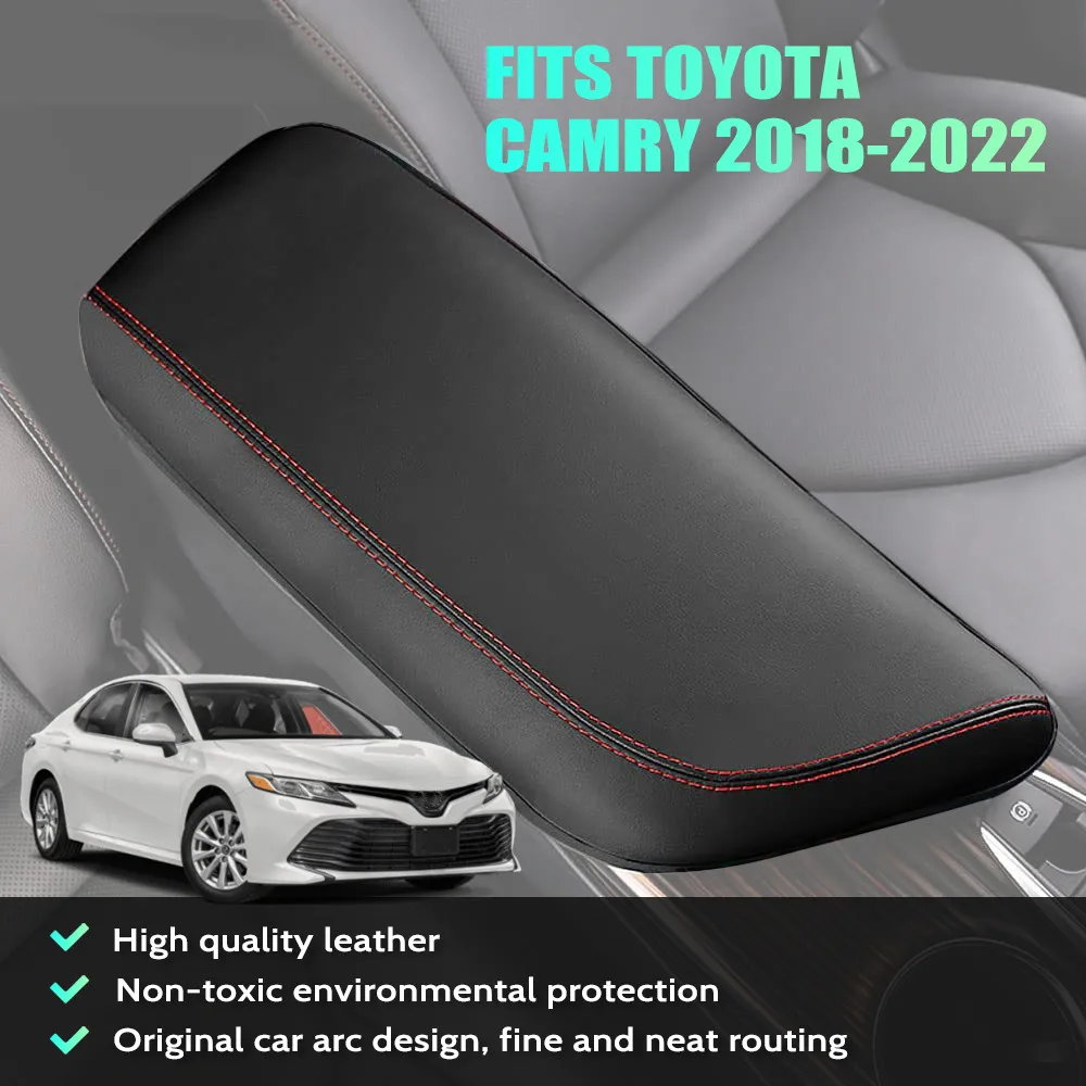 

LHD Car Armrest Cover Central Console Armrest Box Cushion for Toyota Camry XA50 2018 2019 2020 2021 2022 Interior Accessories