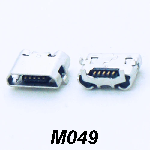20 шт./лот M048/M049 Micro USB 2 0 гнездовой разъем B 7 7x5 25 рожковый (противоположный) 4 фута DIP