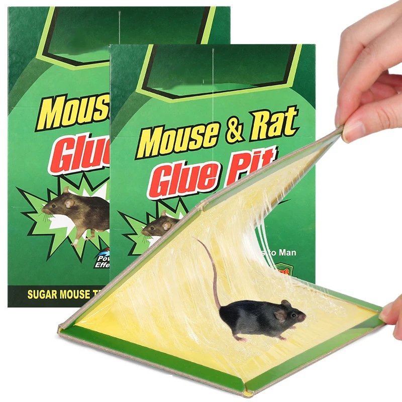 

10PCS Mice Glue Traps Pest Sticky Boards Traps Catch Mouse Snakes Insects Rats Pratical Household Tool Pest Control Products